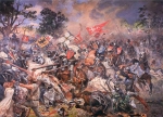Wojciech_Kossak: Schlacht bei Tannenberg